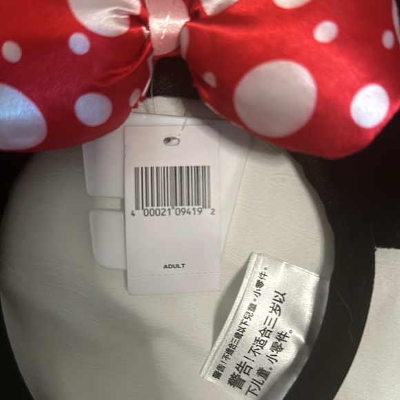 Original Minnie Mouse ears new with tags - Picture 4 of 4